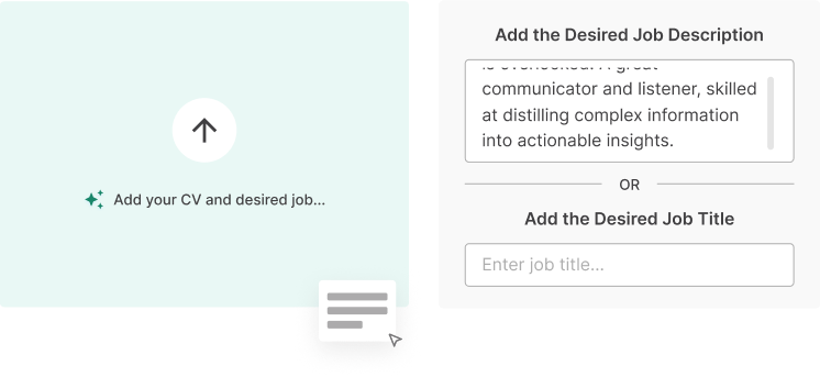 AI CV checker upload cv