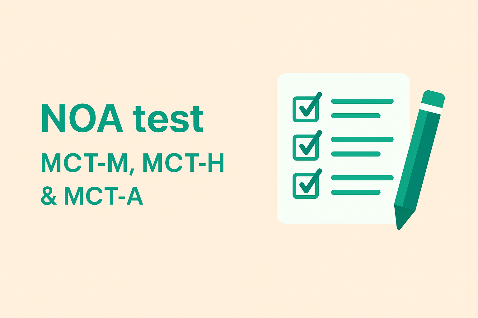 NOA test oefenen